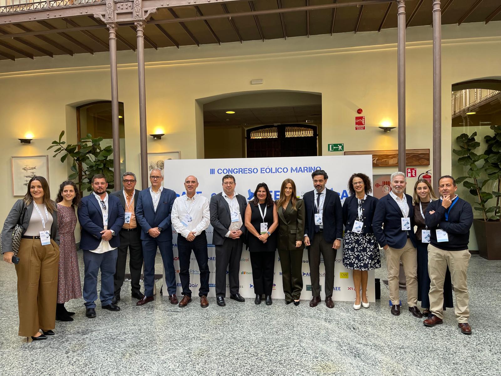 El CMC impulsa la eólica marina en el III Congreso Eólico Marino