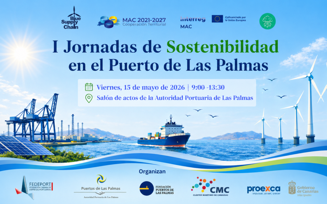 Blue Supply Chain convoca a los profesionales del sector a las I Jornadas de Sostenibilidad en el Puerto de Las Palmas